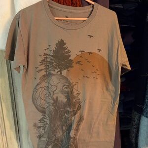 Junk Food Clothing Brown Graphic Tee